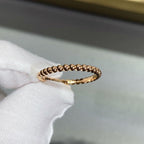 18K Perl̩e Pearls Of Gold Ring