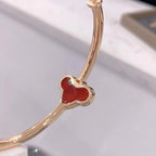 18K T Fleur De Lis Bracelet