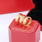 18K Love Wedding Eight Diamonds Ring