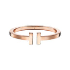 18K T Square Bracelet