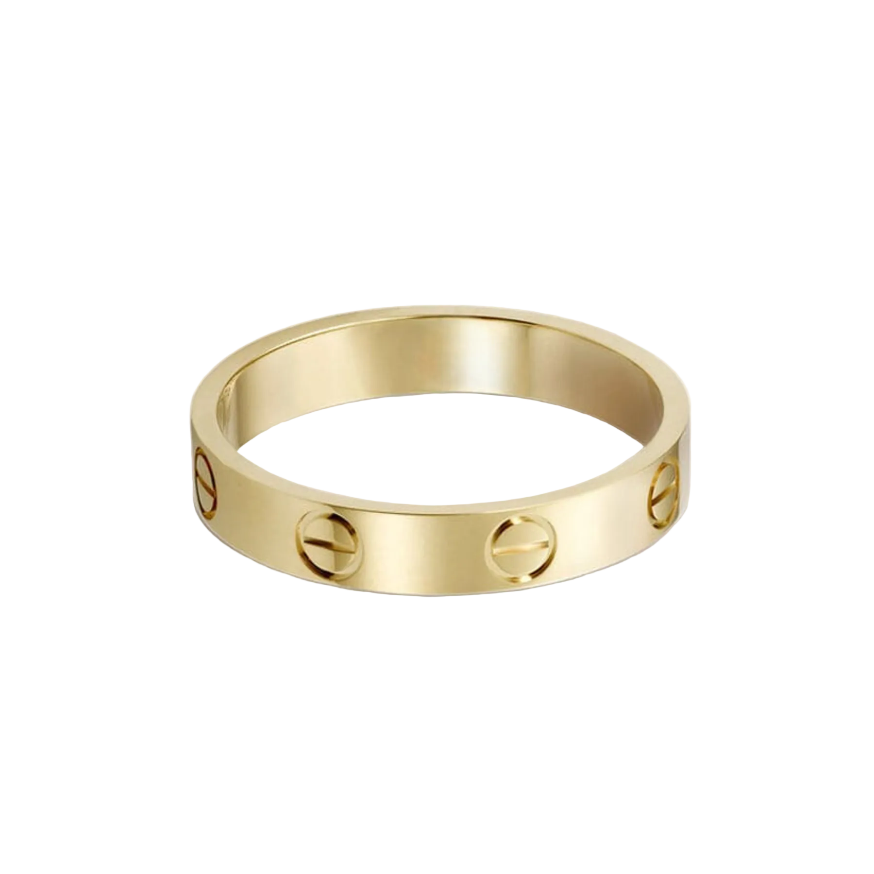 18K Love Wedding 4mm Ring