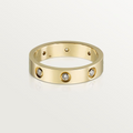 18K Love Wedding Eight Diamonds Ring