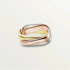18K Trinity Cushion Ring