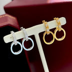 18K Love Diamond Earrings