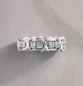 18K T Schlumberger Eighteen Stone Ring