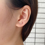 18K T Smile Diamonds Earrings
