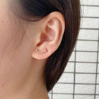 18K T Smile Diamonds Earrings