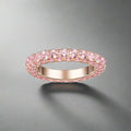 18K T Pink Crystal Ring