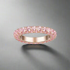 18K T Pink Crystal Ring