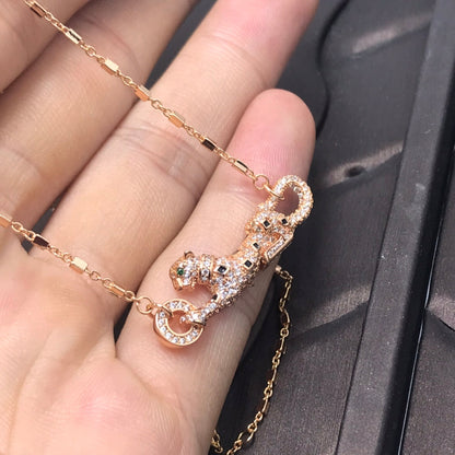 18K Panth̬re De Diamond Necklace