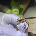 18K Panth̬re De Diamond Ring