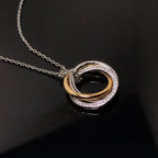 18K Trinity Diamonds Necklace