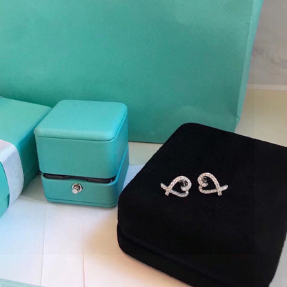 18K T Diamond Earrings