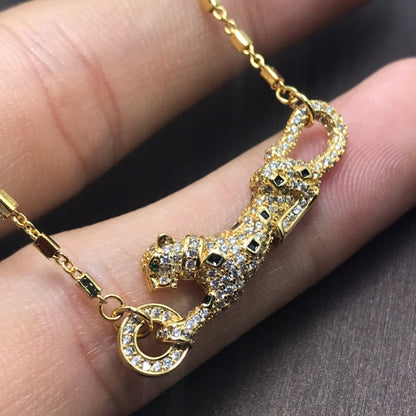 18K Panth̬re De Diamond Necklace