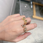 18K Panth̬re De Open Ring