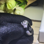 18K Panth̬re De Diamond Ring