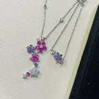 18K Folie Des Pr̩s Pendant Necklace