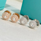 18K T Soleste Diamonds Rose Gold Earrings