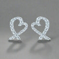 18K T Diamond Earrings