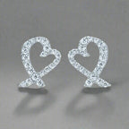 18K T Diamond Earrings