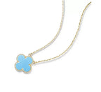 18K Vintage Alhambra Agent Pendant Necklace